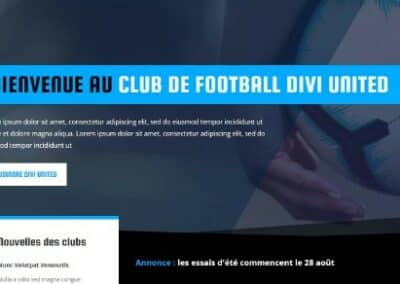 Site inspiration club de football